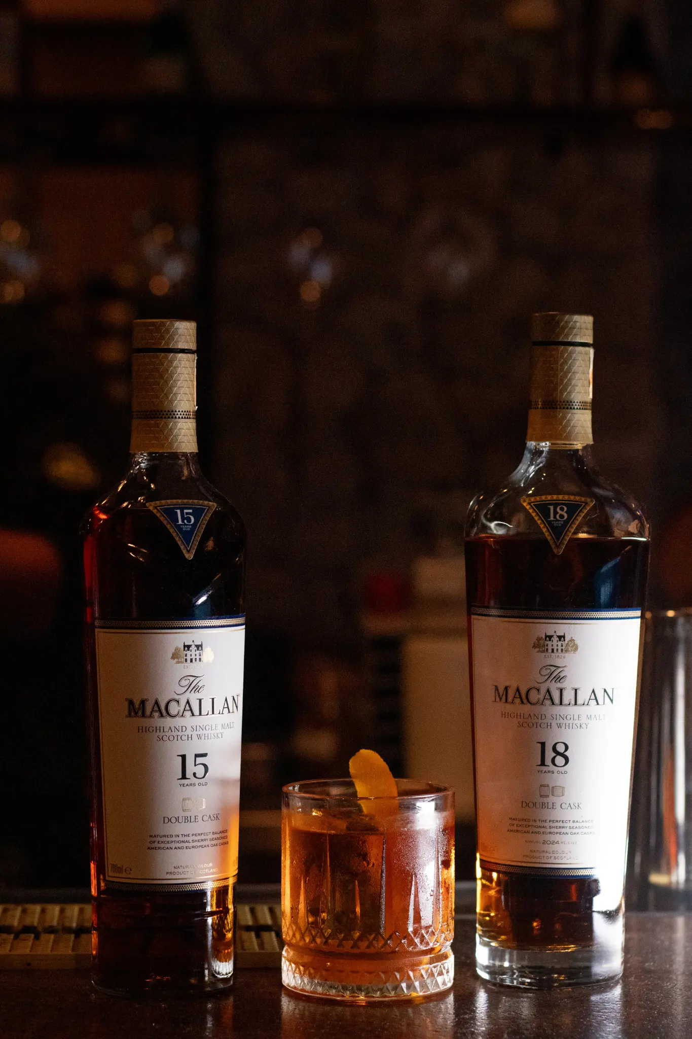 The Macallan 15 e 18 anos